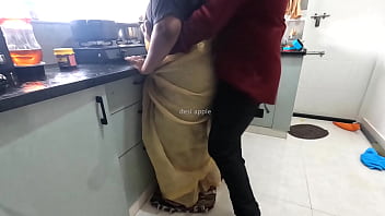 Tamil maid got fucked in kitchen