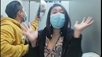 Pinay Scandal hulicum Fuck in the all gender restroom