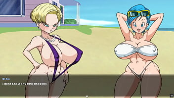 Super Bi-atch Z Tournament 2 [Dragon Ball Hentai game Parody] Ep.2 android 18 fuck-fest fight against her doppleganger